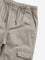 Y&F Kids Taupe Cargo-Style Mid-Rise Cotton Blend Joggers