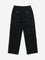 Y&F Kids Black High-Rise Cargo-Style Cotton Blend Pants