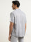 Ascot Grey Abstract Design Relaxed-Fit Shirt