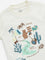 HOP Kids Off-White Travel-Inspired Cotton T-Shirt