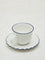 Westside Home Blue Frill Design Tea Cup and Saucer Set