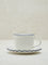 Westside Home Blue Frill Design Tea Cup and Saucer Set