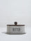 Westside Home Grey Text Design Butter Dish