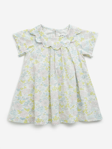 HOP Baby Multicolour Floral Patterned A-Line Dress