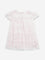 HOP Baby Light Pink Floral Embroidered Tiered Dress