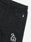 HOP Kids Black Text Design Mid-Rise Cotton Shorts