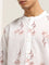 ETA White Floral Printed Resort-Fit Cotton Shirt