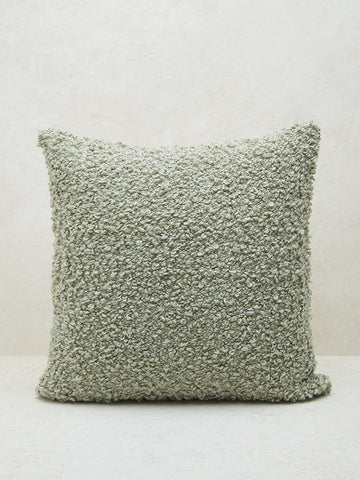 Westside Home Mint Teddy Fleece Cushion Cover