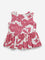 Utsa Kids Pink Floral Print Peplum Top (2-8 years)