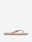 LUNA BLU Light Beige Embellished Flip-Flop