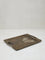 Westside Home Brown Leaf Design Wooden Serving Tray