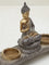 Westside Home Green Ceramic Sitting Buddha Statue Decorative Accessory