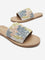 LUNA BLU Multicolour Embroidered Slides