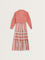 Bombay Paisley Coral Tiered Cotton Dress with Jacket