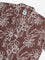 Y&F Kids Brown Floral Pattern Resort-Fit Shirt