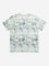 Y&F Kids Off-White Comic-Strip Design Cotton T-Shirt