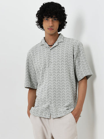 ETA Sage Knitted Relaxed-Fit Shirt