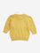 HOP Baby Mustard Knit-Textured Cotton Sweater