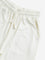 Y&F Kids Off-White High-Rise Cotton Blend Pants