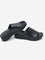 LUNA BLU Black Platform Comfort Sandals