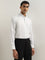 WES Formals Light Sage Slim-Fit Cotton Shirt