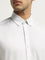 WES Formals Light Sage Slim-Fit Cotton Shirt