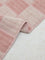 Westside Home Pink Checkered Design Hand Towel