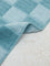 Westside Home Dusty Blue Checkered Design Hand Towel