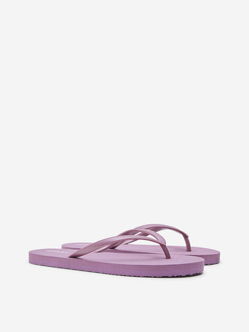 LUNA BLU Lilac Glossy Flip-Flop