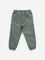 HOP Kids Olive Cargo-Style Mid-Rise Denim Joggers