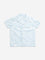 HOP Kids Light Blue Tropical-Inspired Resort-Fit Cotton Shirt