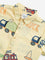 HOP Kids Light Yellow Truck Design Cotton Shirt