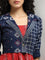 Bombay Paisley Red Printed Tiered Cotton Dress with Jacket