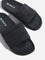 SOLEPLAY Dark Grey Knit-Textured Pool Slides