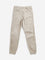 Y&F Kids Beige Mid-Rise Cotton Blend Joggers