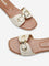 LUNA BLU Gold Metal-Detailed Slides