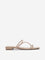 LUNA BLU Beige Diamante Embellished Sandals