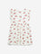 HOP Kids Off-White Cherry Printed Casual Cotton Dress