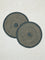 Westside Home Navy Circular Swirl Placemats (Set of 2)