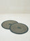 Westside Home Navy Circular Swirl Placemats (Set of 2)