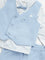 HOP Baby Light Blue Cotton Shirt, Waistcoat, Trousers & Bow Set