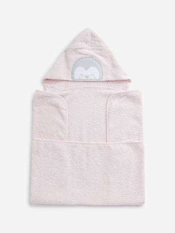 HOP Baby Light Pink Animal Design Cotton Towel