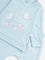 HOP Baby Blue Butterfly Printed Cotton T-Shirt & Pants Set