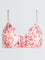 Wunderlove Pink Floral Printed Padded Bra - Pack of 2