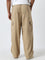 Nuon Beige Relaxed-Fit Mid-Rise Cotton Blend Chinos