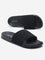 SOLEPLAY Black Knit-Textured Slides