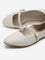 LUNA BLU Ivory Pearlescent Mary Jane Shoes