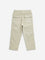 HOP Kids Beige Cargo-Style Relaxed - Fit Mid - Rise Jeans