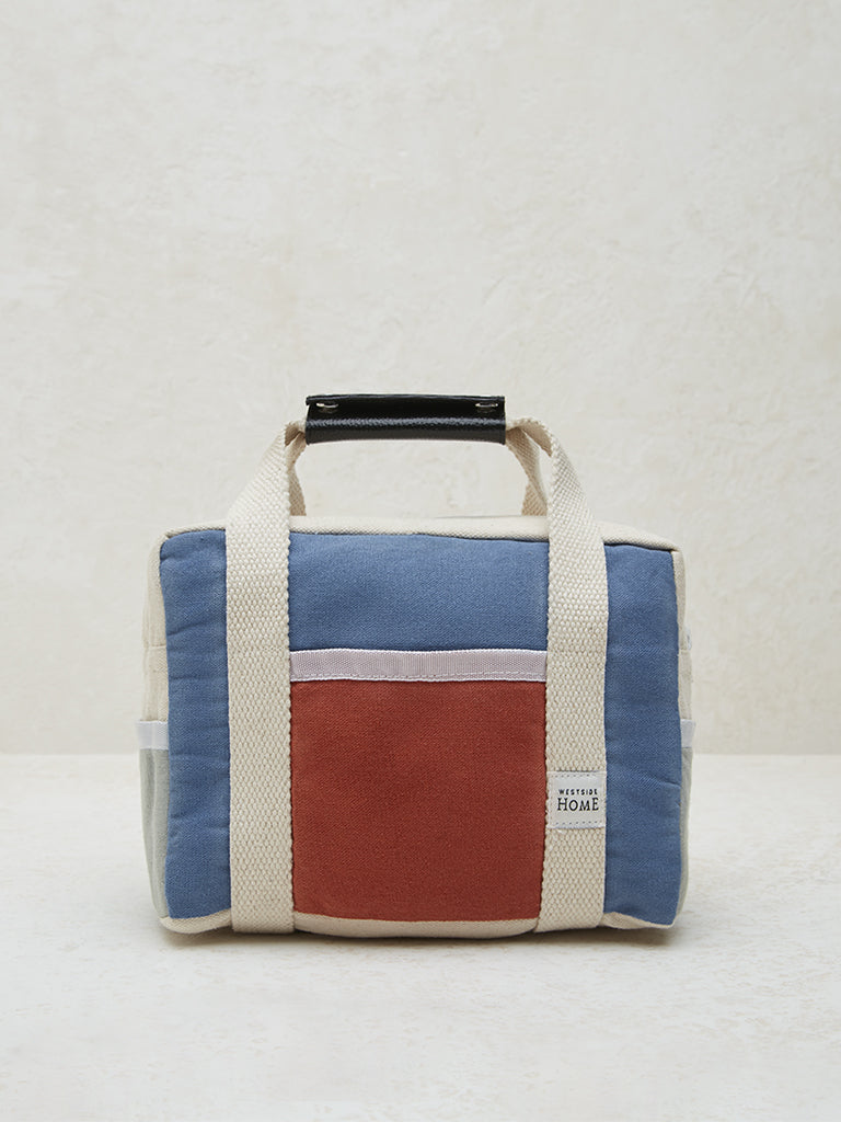 Westside Home Multicolour Colour-Block Design Lunch Bag