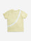 HOP Kids Yellow Fanny Pack Detailed Cotton T-Shirt